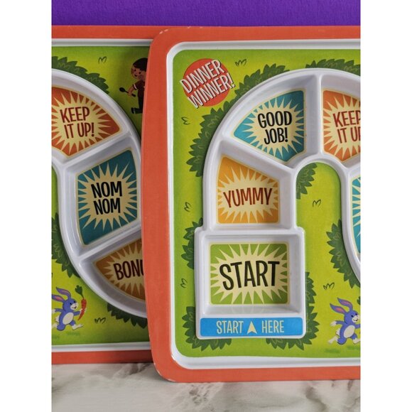 All Fun And Games Kid's Dinner Winner Plates/Fred and Friends Plastic Plate - Picture 3 of 9